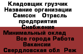 Кладовщик-грузчик › Название организации ­ Самсон › Отрасль предприятия ­ Снабжение › Минимальный оклад ­ 27 000 - Все города Работа » Вакансии   . Свердловская обл.,Реж г.